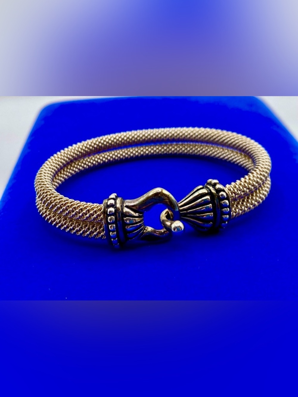 Joseph Esposito ESPO Sterling Silver Mesh Cable Bracelet